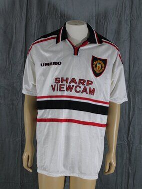 Manchester United Jersey (VTG) - 1998 Away Jersey by Umbro - Men's XL